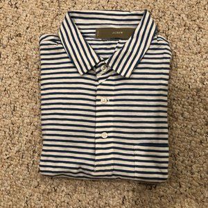 J. Crew Men Polo Shirt with Chest Pocket Size L